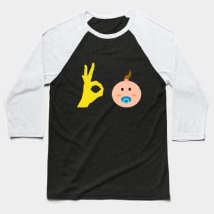 Baby Boomer Symbols Baseball T-Shirt